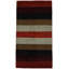 Tapis rouge multicolore unique 3 pi x 5 pi Necmi