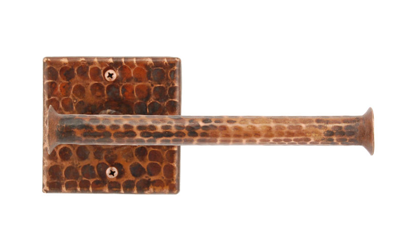 Hammered Copper Tissue Paper Holder
