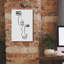 «Face 2» par Design Fabrikken, estampe numérique sur toile-101441727