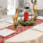 Plaid 100% Cotton Christmas Table Runner