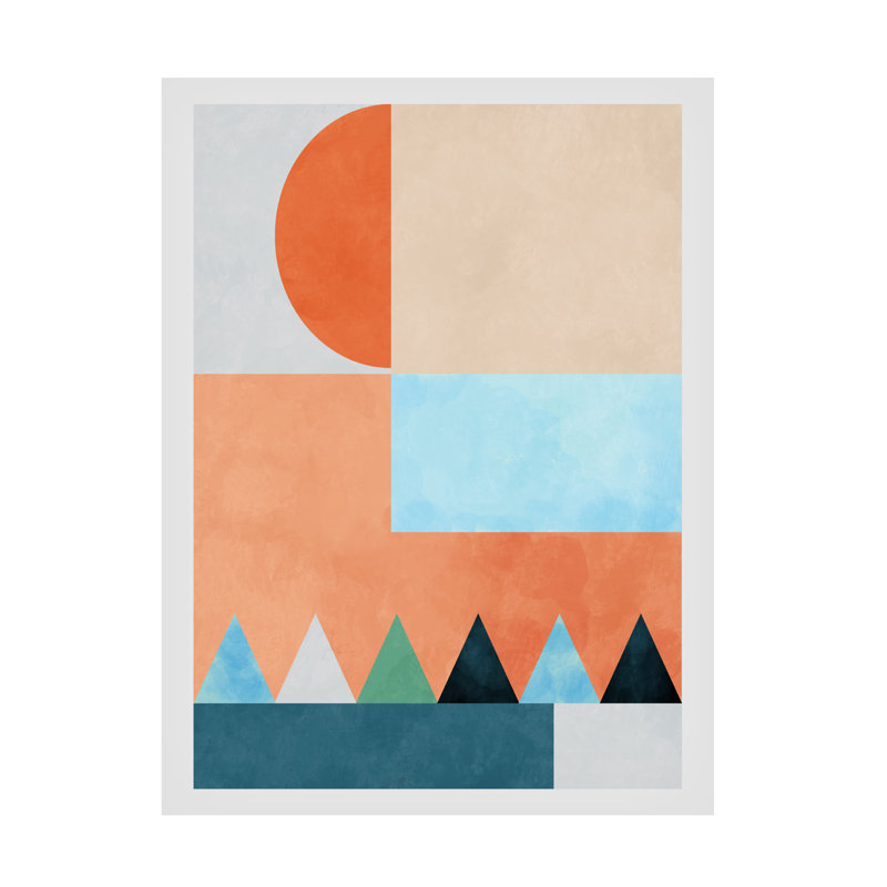 Œuvre sur toile «ologa », H 14 po x l 19 po