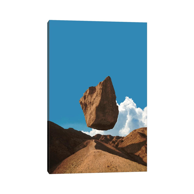 Floating Land 1 Piece Wrapped Canvas Wall Art, 66.04 cm H x 45.72 cm W x 3.175 cm D