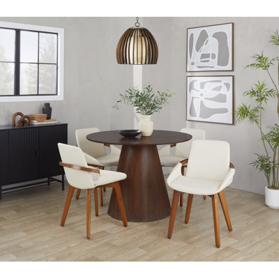 Whitacre 17'' H Faux Leather Upholstered Armchair