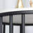 Braidon Marble Top End Table