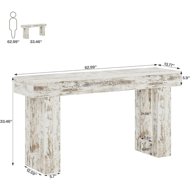 Meuble télé stable, console élégante, table d'appoint en bois