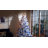 Lake Blue Gradient Flocked Artificial Christmas Tree-101419759-106242453