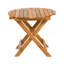 TABLE D'APPLICATION EXTÉRIEURE EN BOIS ACACIA PLIABLE ET RÉGLABLE