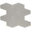 Carrelage mosaïque en verre long Hex 10,60 po x 11 po-102317172