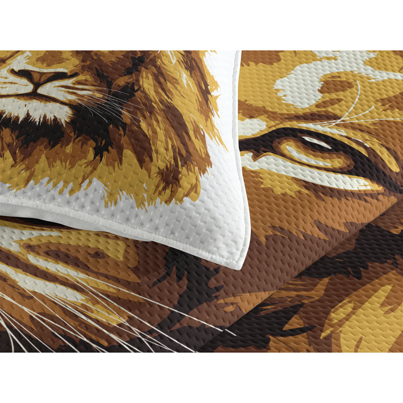 Eclectic Coverlet, King Bedspread + 2 Shams