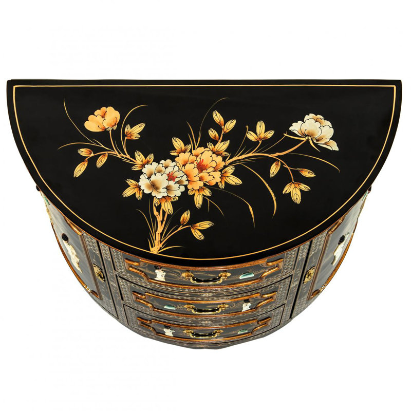 Abigahil Solid Wood Accent Cabinet