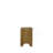 Light Aspen Brown Nightstand W/LED