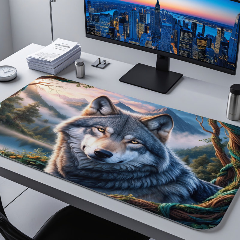 Polyester Desk Pad, 23.6x13.8