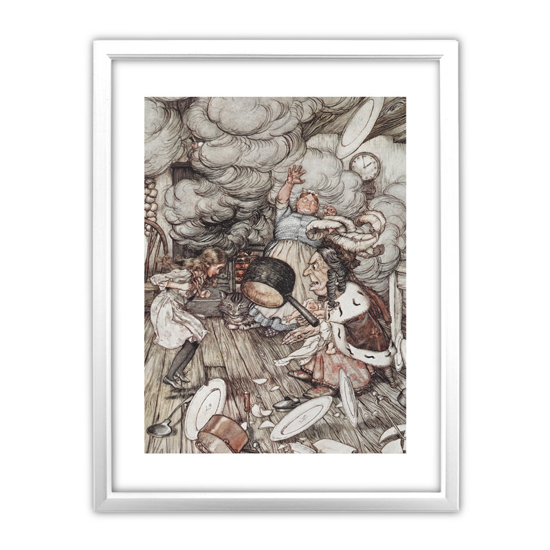 Arthur Rackham - Single Picture Frame Print, White