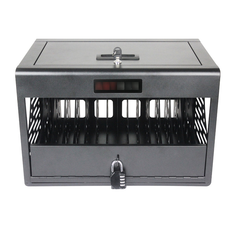 16 Laptop Charging Cabinet - Black Lock Feature For Laptop, Model