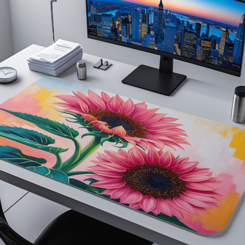 Polyester Desk Pad, 23.6x13.8