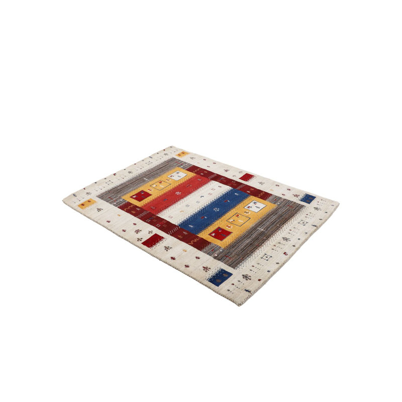 Gabbeh Soni Handwoven Wool Multi Rug, Rectangle 240 x 340cm