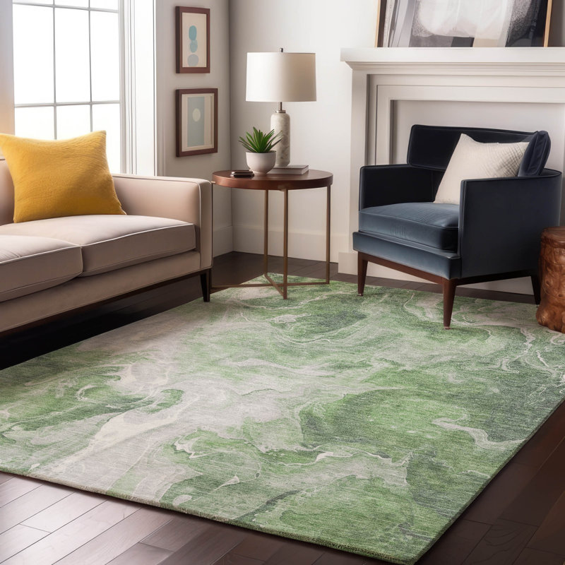 Premium Machine Washable Mehara AMF1687 Abstract Rug, Rectangle 5' x 7'6"