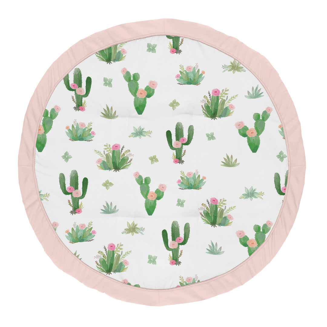 Cactus Floral Baby Fabric Playmat Sweet Jojo Designs
