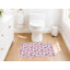 Tapis de toilette rectangulaire absorbant et antidérapant, motif crème glacée d'été-2025583232-2025583233