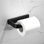 Devon Mare Toilet Paper Holder - Wall Mount - 6" Brass/Brushed Nickel