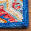 Tapis bleu / rouille en laine / coton touffeté à la main Farnam-945792869