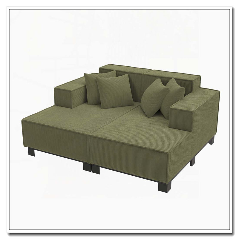 Canapé moderne, Vert, 2