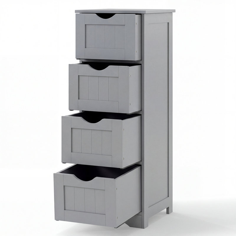 Armoire à linge Holyfield l 11 po x H 32,5 po x P 11,5 po, gris