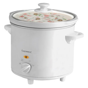 4-Quart Round Slow Cooker