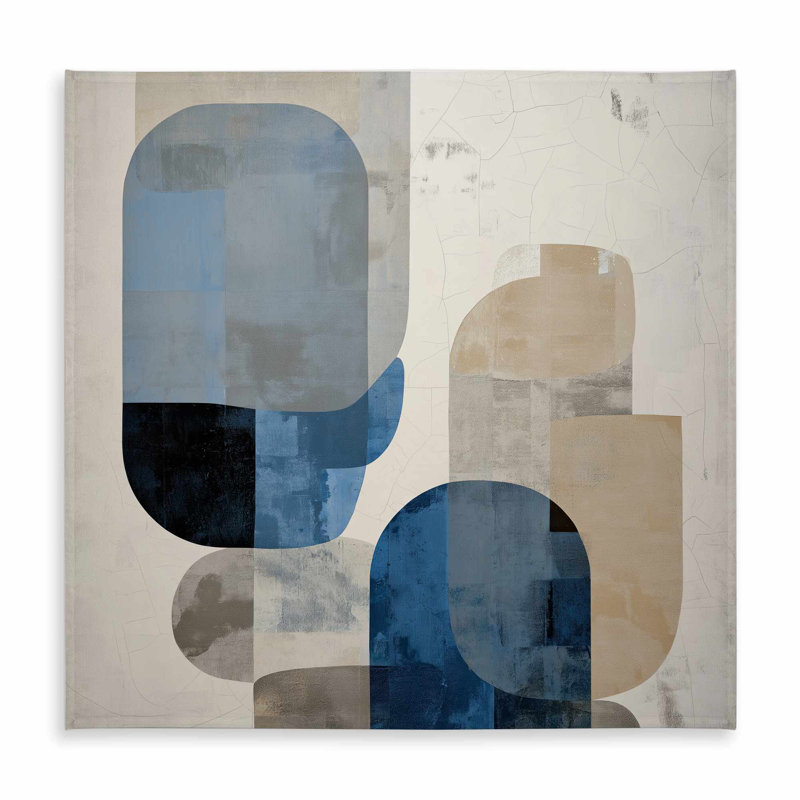 Grunge Blotches - Abstract Beige Tablecloth for Home Decor