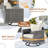 Outdoor Furniture With Sofa 6-piece Set-102079203
