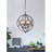 4 - Light Metal Chandelier, Hanging Light Fixture with Adjustable Chain for Kitchen Dining Room Foyer Entryway, Bulb Not Included