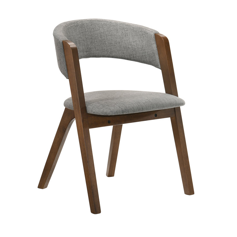 Bailley 18'' H Upholstered Armchair, Brown/Gray