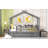 Wooden House Bed With  Trundle-781824790