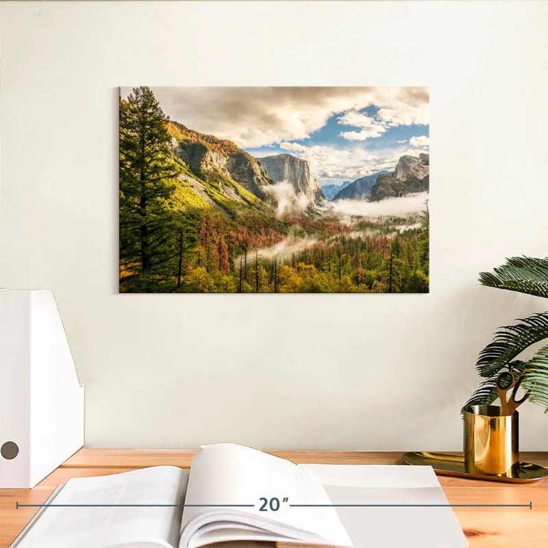 Alvord Scenic Yosemite Valley, H 8 po x l 12 po
