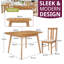 Ahwahnee 6 -Person Butterfly Leaf Dining Set