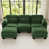 Chenille-vert