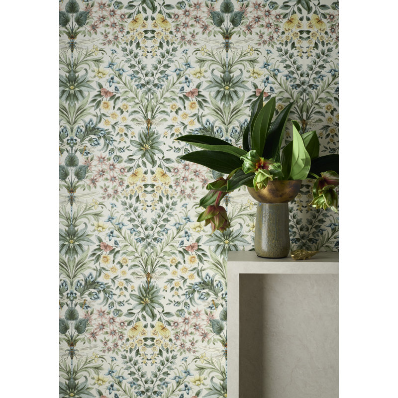 Mirabell Secret Garden 10.05m x 52cm Matte Wallpaper Roll, Summer