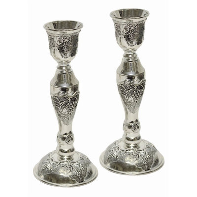 Nickel Plated Candlestick