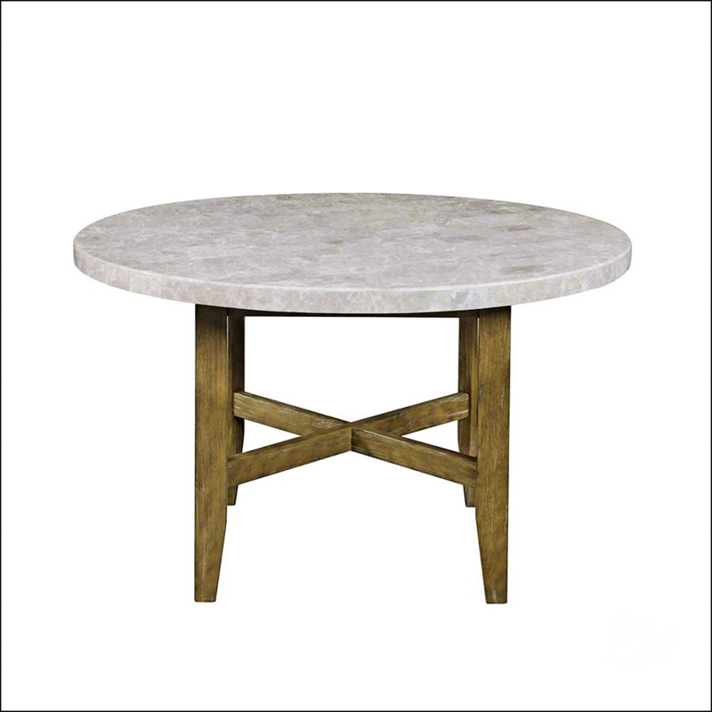 Marble Top Round Dining Table