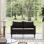 Causeuse moderne en similicuir de 51 po-1857327971