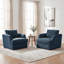 Ensemble de 2 fauteuils en velours Alameda-119399945