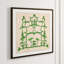 Folly In Green Print by Dana Gibson