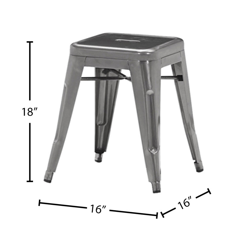 Tabouret en métal 18 po Swenson