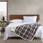 Eddie Bauer Edgewood Plaid Flannel/Sherpa Throw Blankets-12481065
