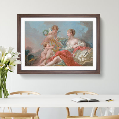 Allegory of Music by Francois Boucher - Picture Frame Painting