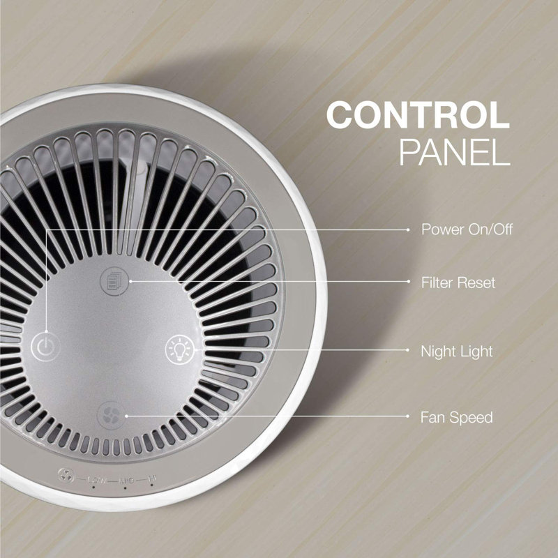 Purificateur d'air personnel MOOSoo avec filtre HEPA pour 160 pieds cubes