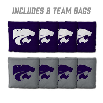 YouTheFan NCAA Kansas State Wildcats Cornhole Bags 8pk