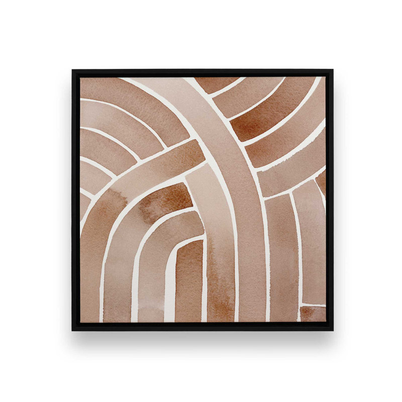 Braided Earth v2 Print on Rolled Canvas, 12" H x 12" W x 1.25" D, Wrapped Canvas