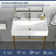 30"L x 16-1/2"W Ceramic Rectangular Console Bathroom Sink with Faucet Hole and Overflow