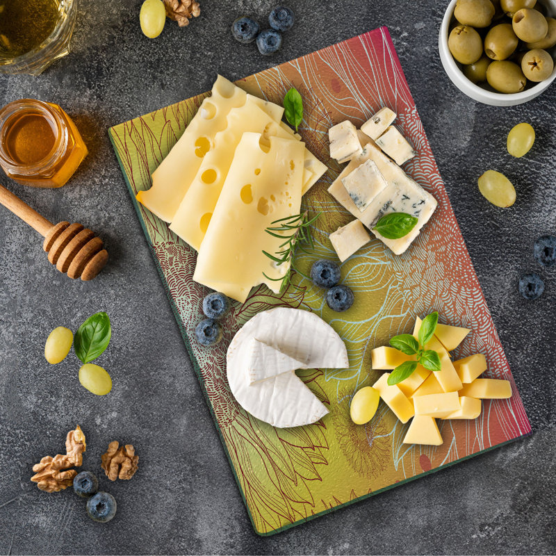 Planche à découper en verre trempé Ambesonne